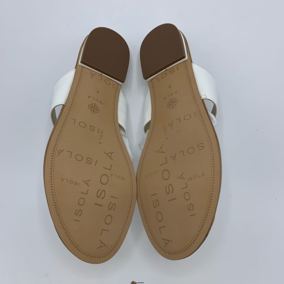 Isola White Patent Women's Alary II Sandal - Picture 3 of 4